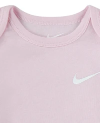 Nike Baby Boys or Girls Essentials Bodysuits, Pack of 3