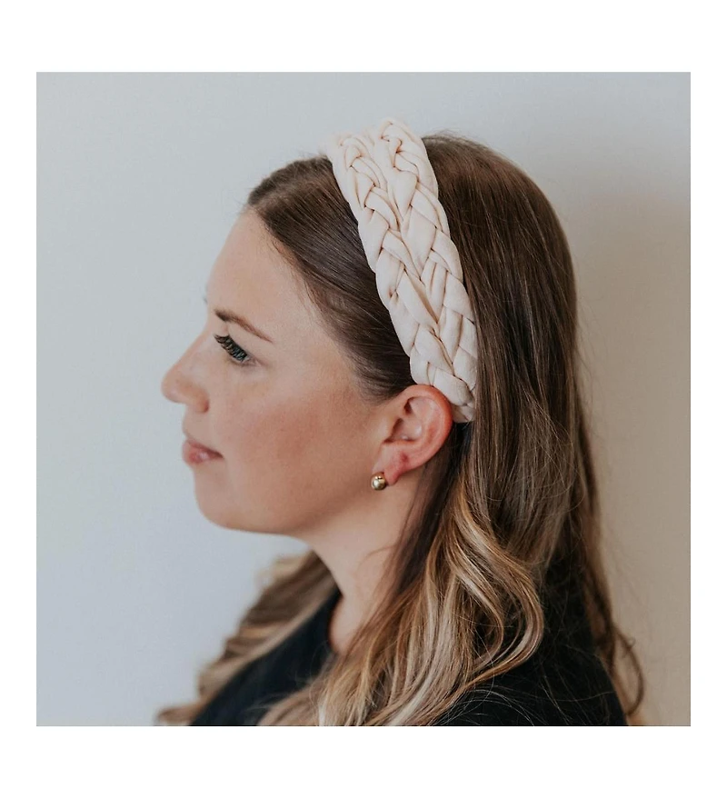 Women's Blushing Braid Headband - Pink