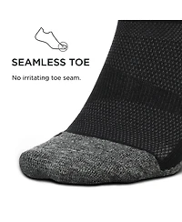 Feetures Men's Elite Light Cushion Mini Crew Sock - Sport with Targeted Compression