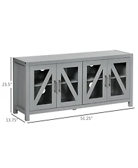 Homcom Tv Sd for Tv's Up to 58", Adjustable Shelves,