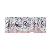 Kate Aurora Rooster Toile Complete 3 Pc Cafe Kitchen Curtain Tier And Valance Set