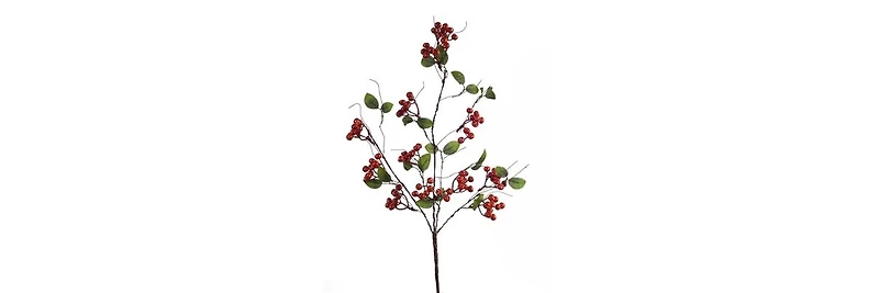Slickblue Artificial Boxwood Berry Twig Sprays (Set of 12)-Realistic Foliage and Berries for Crafting and Floral Arrangements