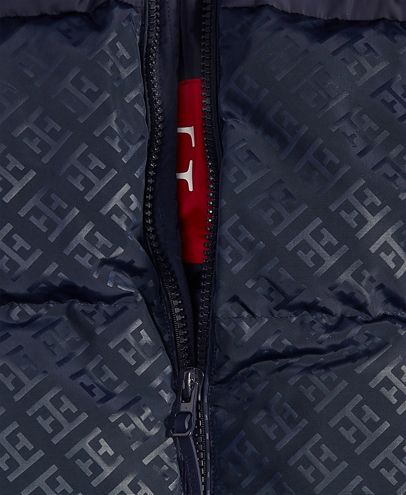 Tommy Hilfiger Men's Mixed-Media Puffer Jacket