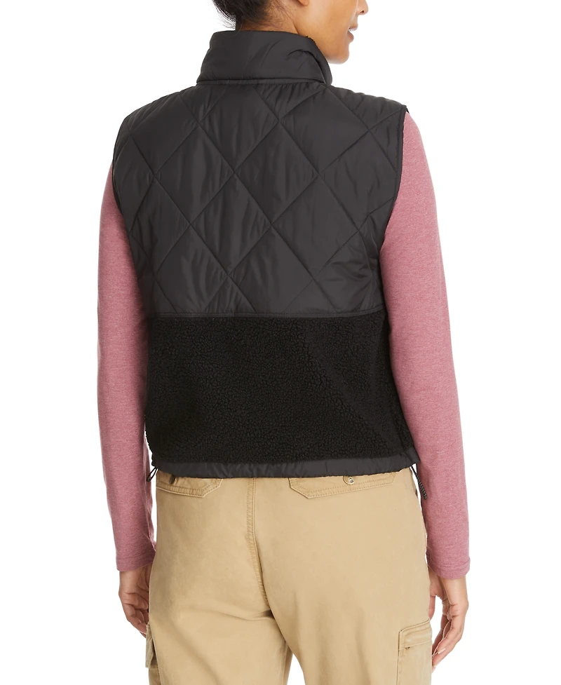 Bass Outdoor Women's Mixed-Media Zip-Front Campfire Vest