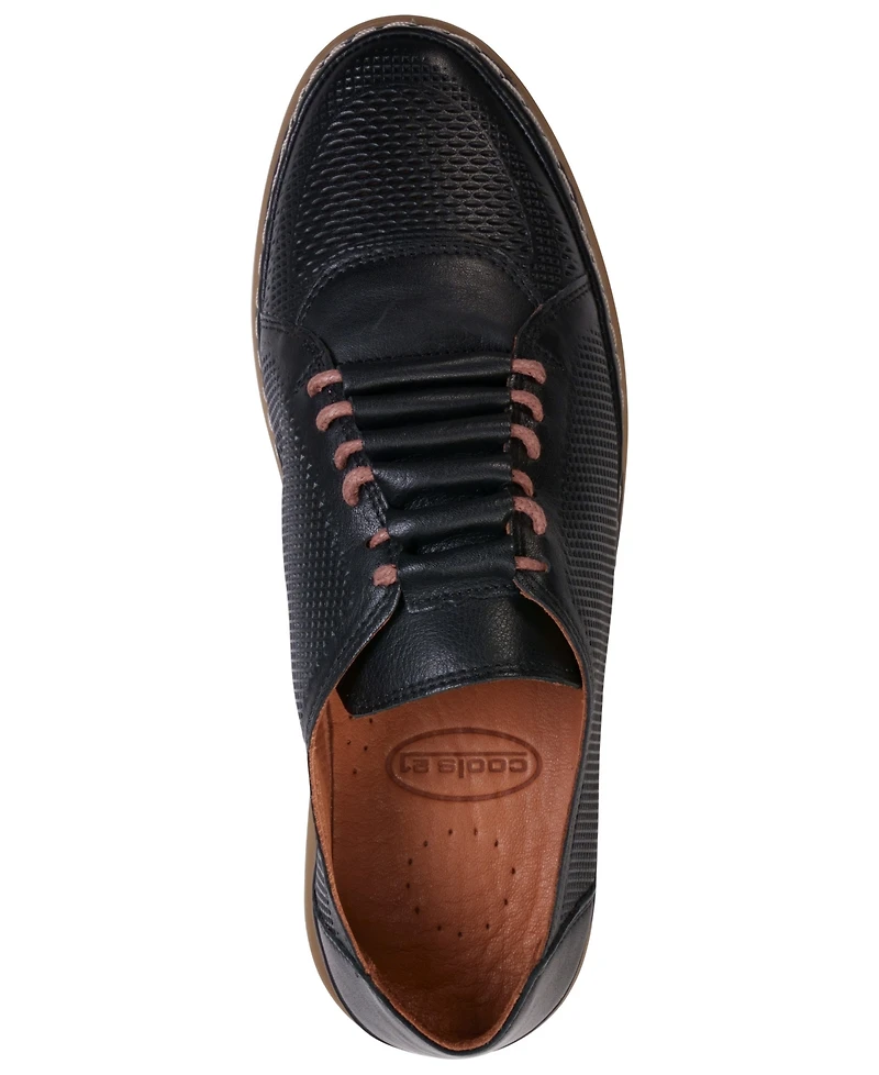 Cools 21 Women's Oscar Hidden Lace Perforated Leather Sneakers