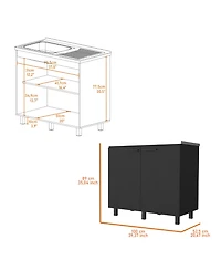 Fm Furniture Oklahoma 2 Utility Sink & Cabinet