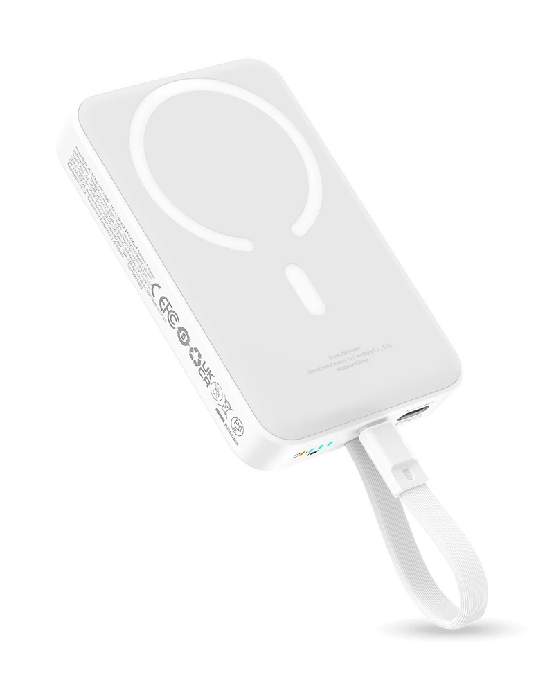 Baseus 10000mAh Magnetic Power Bank 30W MagSafe Portable Charger, Yellow