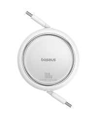 Baseus Free2Draw Mini Retractable Charging Cable Type-c to Type-c 100W 1m Nebula Purple