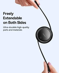 Baseus Usb C Cable Mini Retractable Charging Type-c to 100W 1m white