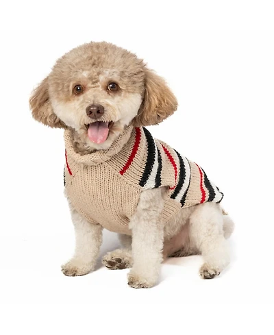 Chilly Dog M Bentley Alpaca Stripe Dog Sweater