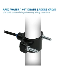 Apec Water Systems Drain Saddle for 1/4" Quick-Connect Tubing