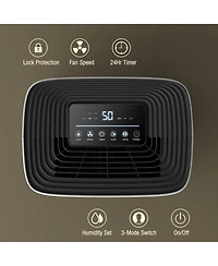 Fehom 4,500 Sq. Ft 50 Pint Dehumidifier with Drain Hose For Home Basements