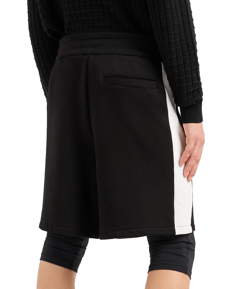 A|X Armani Exchange Men's Cotton Drawstring 9" Shorts