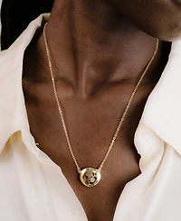 Ettika Polished Pebble Pendant Necklace