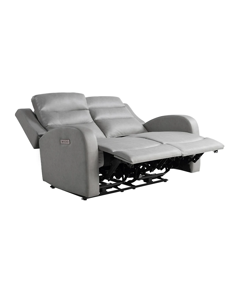 Relax A Lounger 54.7"W Polyester Akron Power Reclining Loveseat