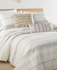 Levtex Pickford Tribal Stripe 3-Pc. Duvet Cover Set, Full/Queen