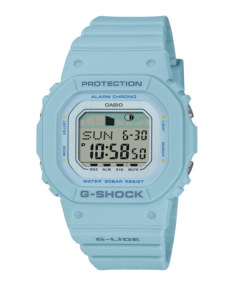 G-Shock Unisex Digital Blue Resin Watch, 40.5mm GLXS5600-2