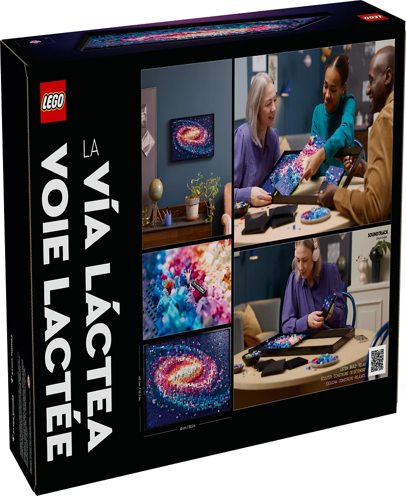 Lego The Milky Way Galaxy 31212 3D Effect Wall Decor Building Set, 3,091-Pieces