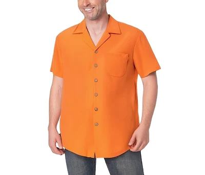 KingSize Big & Tall Ks Island Solid Camp Shirt