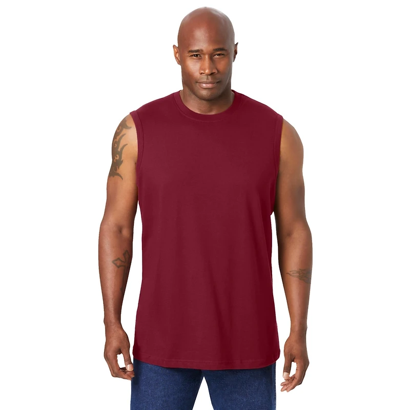 KingSize Tall Shrink-Less Lightweight Muscle T-Shirt