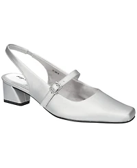 Easy Street Women's Cameo Square Toe Slingback Pumps