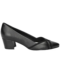 Easy Street Women's Lotus Block Heel Pumps