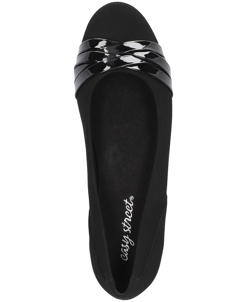 Easy Street Women's Kylie Comfort Ballet Flats