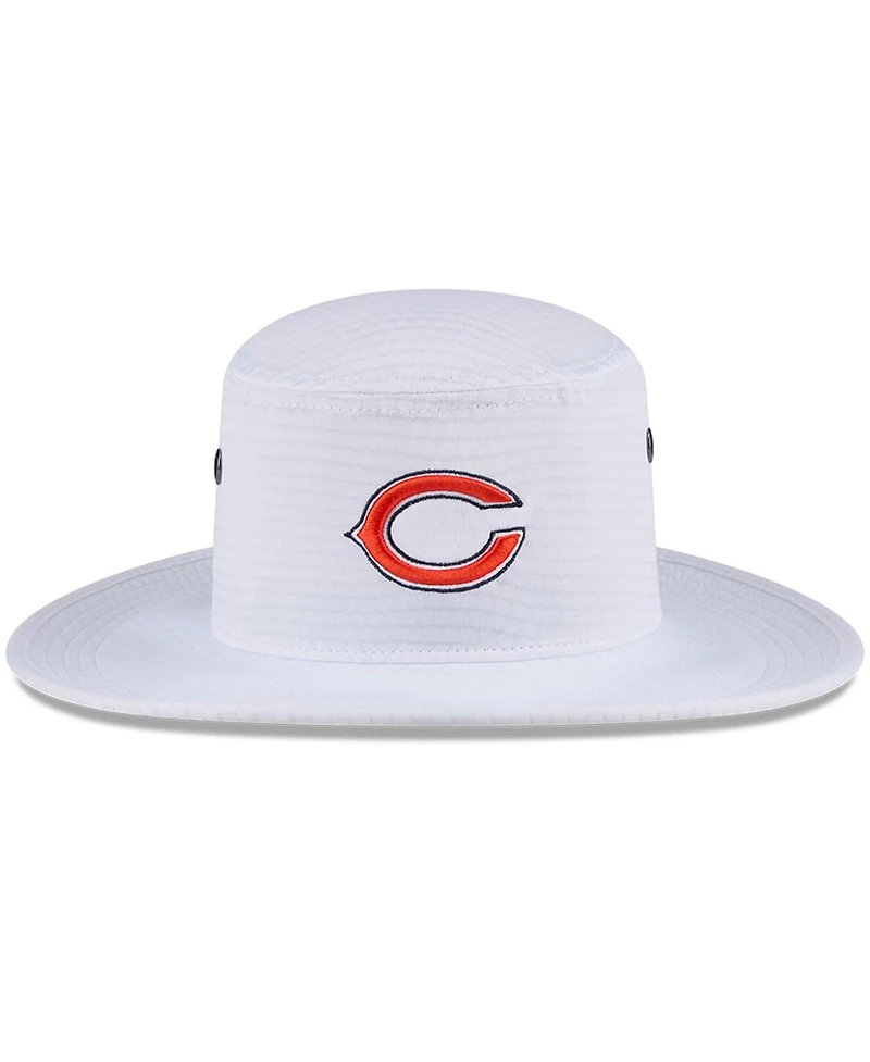 New Era Men's White Chicago Bears 2024 Nfl Training Camp Panama Bucket Hat