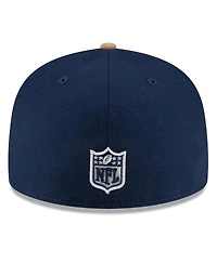 New Era Men's Navy/Tan Dallas Cowboys Western 59FIFTY Fitted Hat