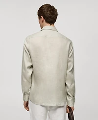 Mango Men's Linen Shirt