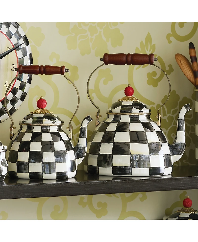 Mackenzie-Childs Courtly Check 2-Qt. Tea Kettle