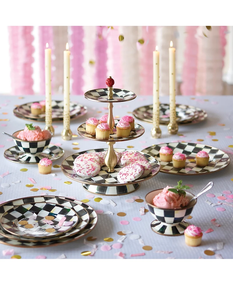 Mackenzie-Childs Courtly Check Dinner Plate