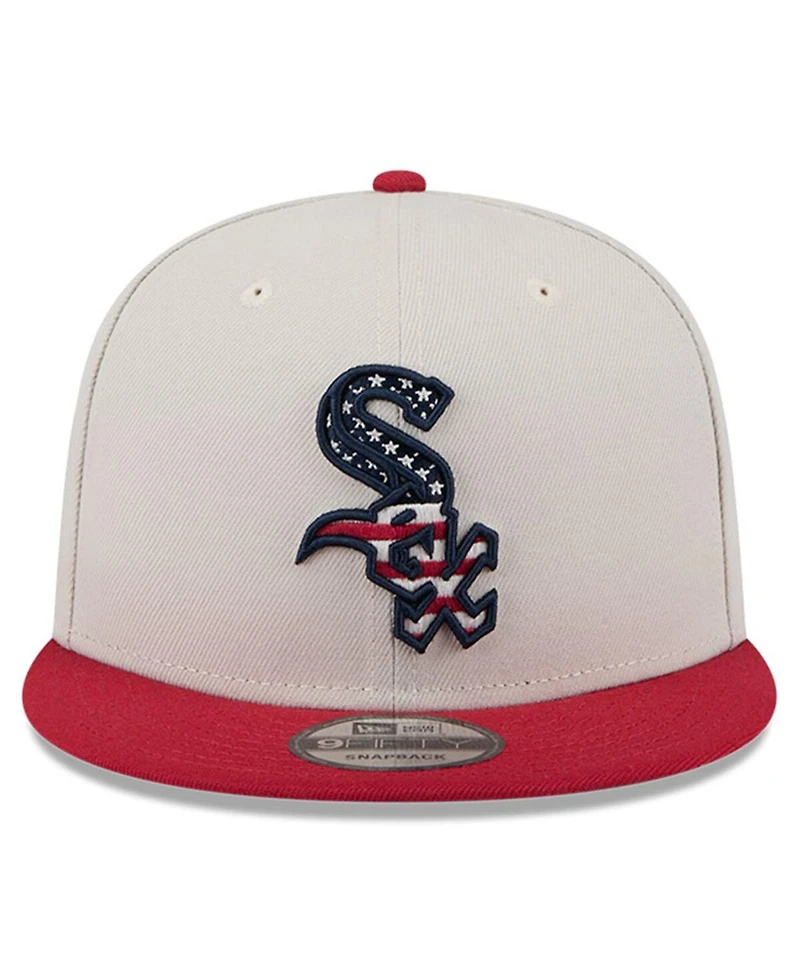 New Era Men's Red Chicago White Sox 2024 Fourth of July 9FIFTY Snapback Hat