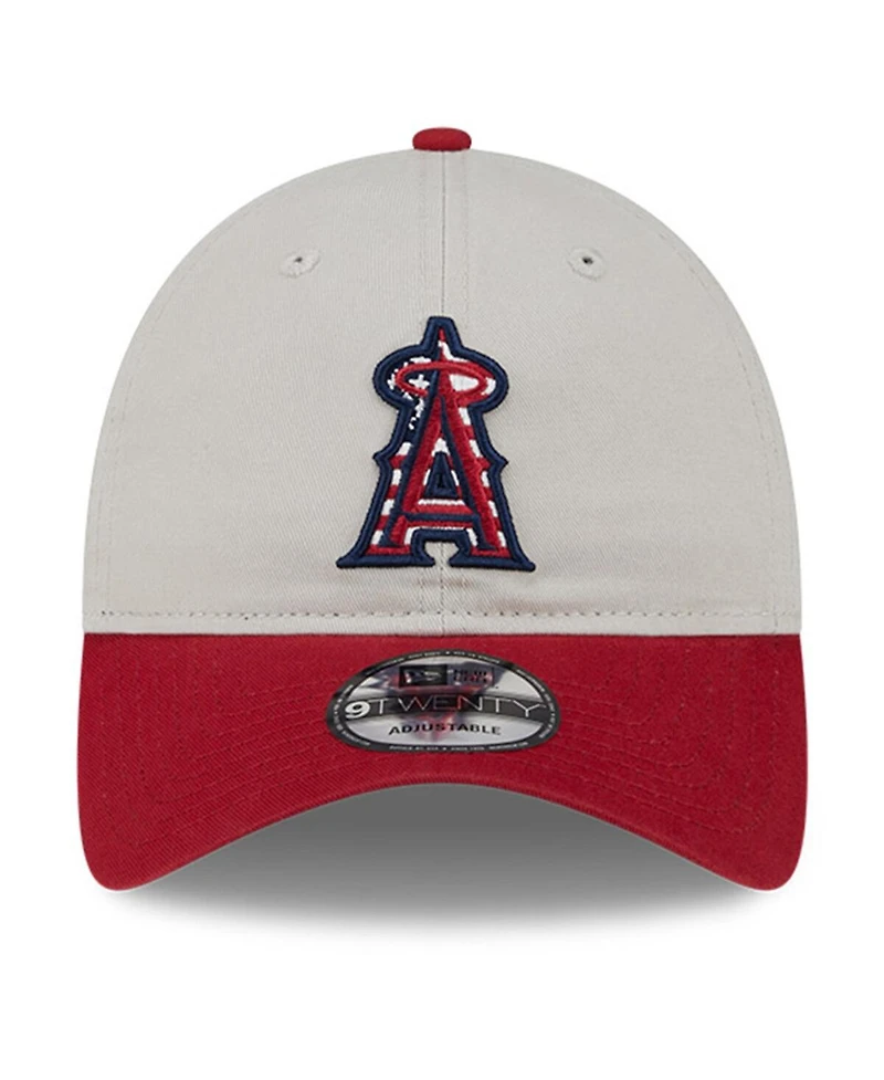 New Era Men's Red Los Angeles Angels 2024 Fourth of July 9TWENTY Adjustable Hat