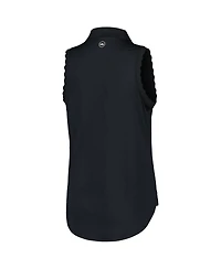 Peter Millar Women's Black Presidents Cup Opal Sleeveless Stretch Jersey Polo