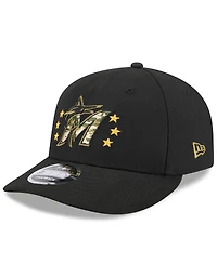 New Era Men's Black Miami Marlins 2024 Armed Forces Day Low Profile 9FIFTY Snapback Hat