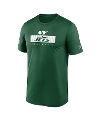 Nike Men's Green New York Jets Sideline Legend Performance T-Shirt