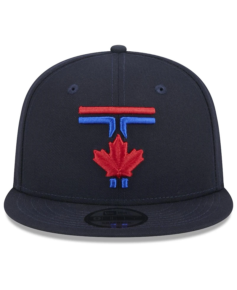 New Era Men's Navy Toronto Blue Jays 2024 City Connect 9FIFTY Snapback Hat
