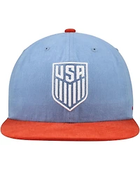 Fan Ink Men's and Women's Light Blue/Red Usmnt Swingman Adjustable Hat