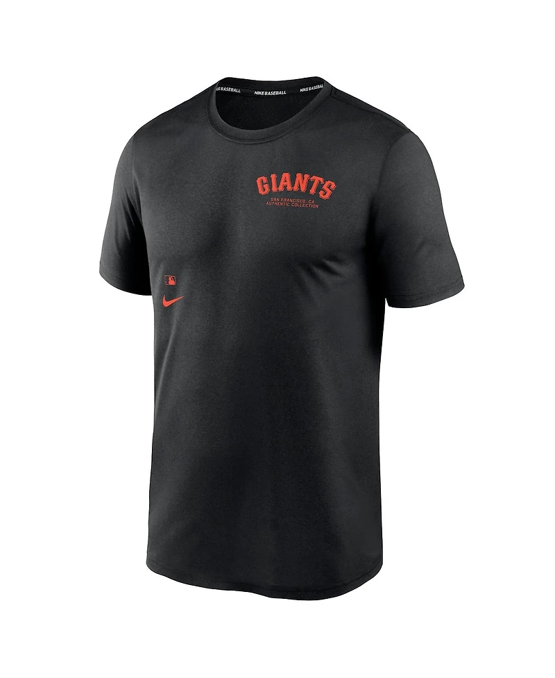 Nike Men's San Francisco Giants Authentic Collection Early Work Tri-Blend Performance T-Shirt