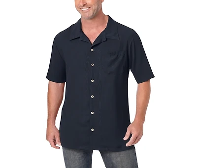 KingSize Big & Tall Ks Island Solid Camp Shirt