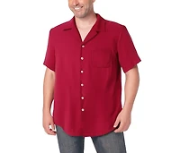 KingSize Big & Tall Ks Island Solid Camp Shirt