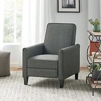 Streamdale Sophisticated Push Back Accent Chair Dark Grey
