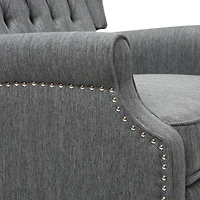 Streamdale Diamond Stitch Wingback Manual Recliner Comfort and Style United