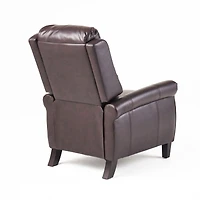 Streamdale Memphis Pu Leather Club Chair, Espresso Finish
