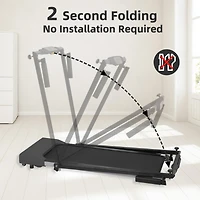 Streamdale Treadmills for Home, Treadmill with Led for Walking & Running
