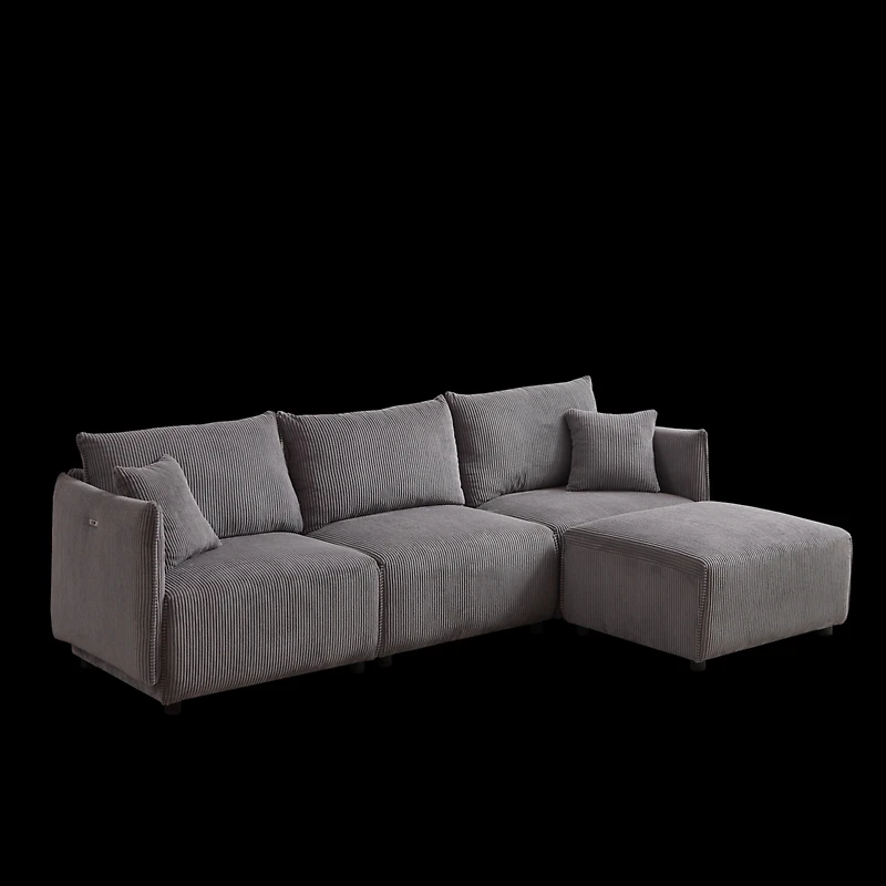 Versatile Comfort Modern & Customizable Modular Corduroy Sofa