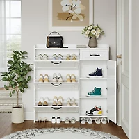 Streamdale Furniture Premium Shoe Cabinet with Ample Storage and Dust Protection