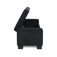 Streamdale Stylish Fabric Storage Ottoman with Flip-Lid Top