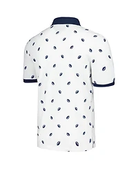Tommy Hilfiger Men's White New England Patriots Bryce Pique Polo Shirt